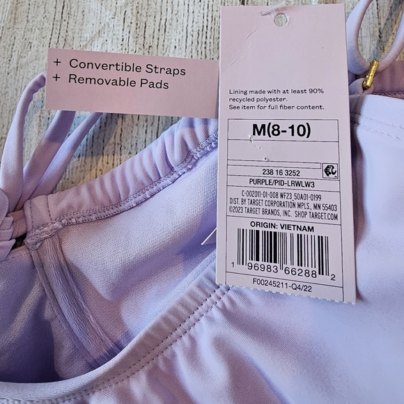 Wild Fable Swimsuit Women's Size M Lilac Purple Underwire Cheeky One Piece NWT - Picture 7 of 8